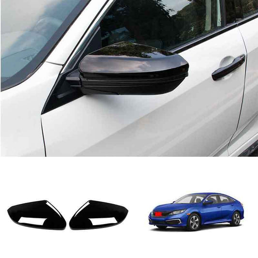 Suitable for 2020-2023 for Toyota Highlander door handle cups with black carbon fiber cover trim.