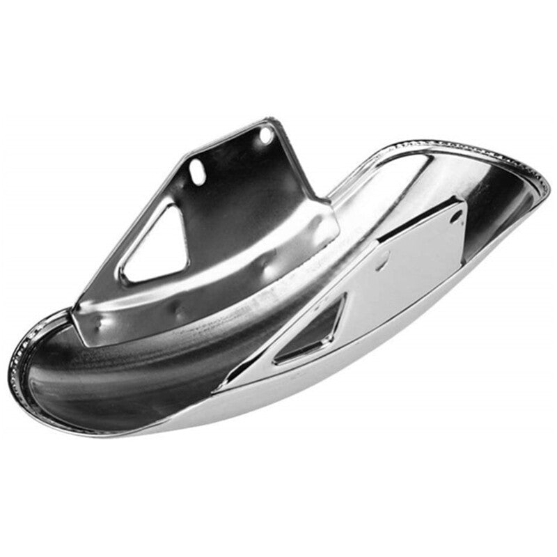 US stock modified motor front wheel cover mudguard splash guard mudguard silver × 1- n
