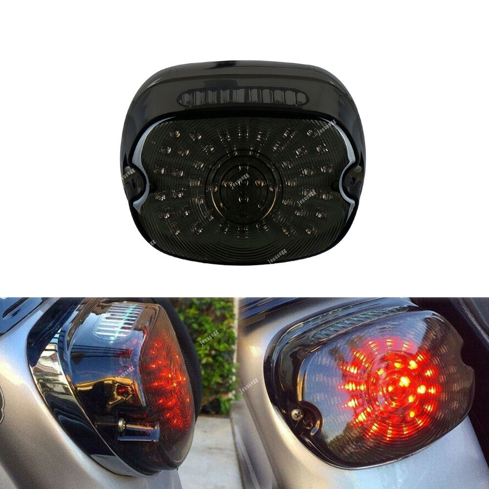LED Tail Light Smoke Lens Turn Signal Brake Rear Lamp For 99-08 for Harley Sportster Q