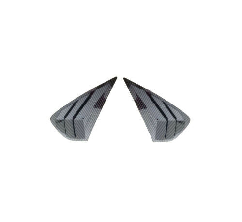 2019-2021 Carbon Fiber Side Vent Window Scoop Louver Cover 2pc for Kia Forte K3