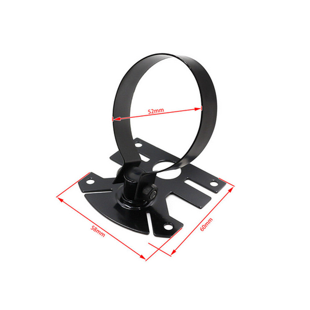 252mm Adjustable Single Hole Car Gauge Meter Pod Mount Holder Swivel Bracket Q