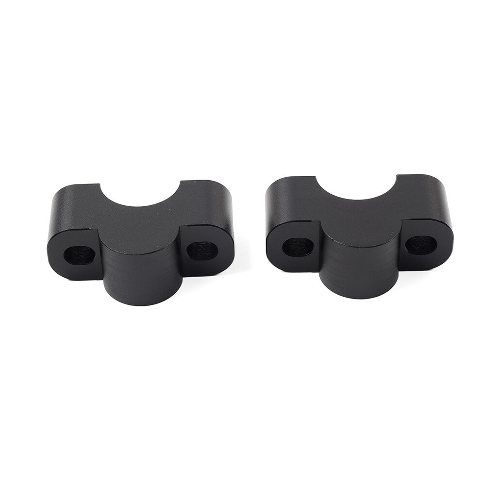 Motorcycle HandleBar Risers Mount Clamp 1 1/8 28mm for Honda for Kawasaki Black Q