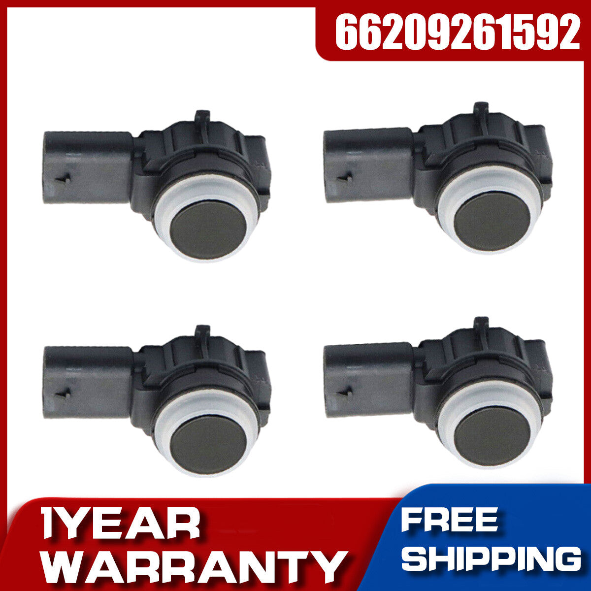 4PCS PDC Backup Parking Sensor For 1 Hatchback F20 F87 66209261592 v