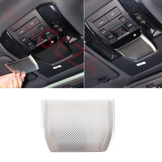 Silver Front Reading Light Speaker Net Cover For Toyot@ for Land Cruiser LC250 2024+