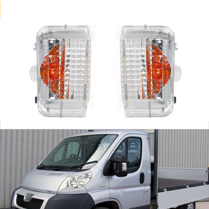 1 Pair mirror indicator for Citroen Jumper Ducato for Peugeot Boxer 2006-2014 v