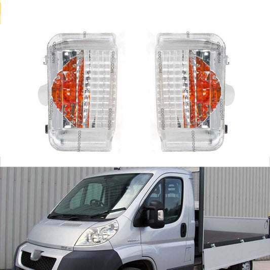 1 Pair mirror indicator for Citroen Jumper Ducato for Peugeot Boxer 2006-2014 v