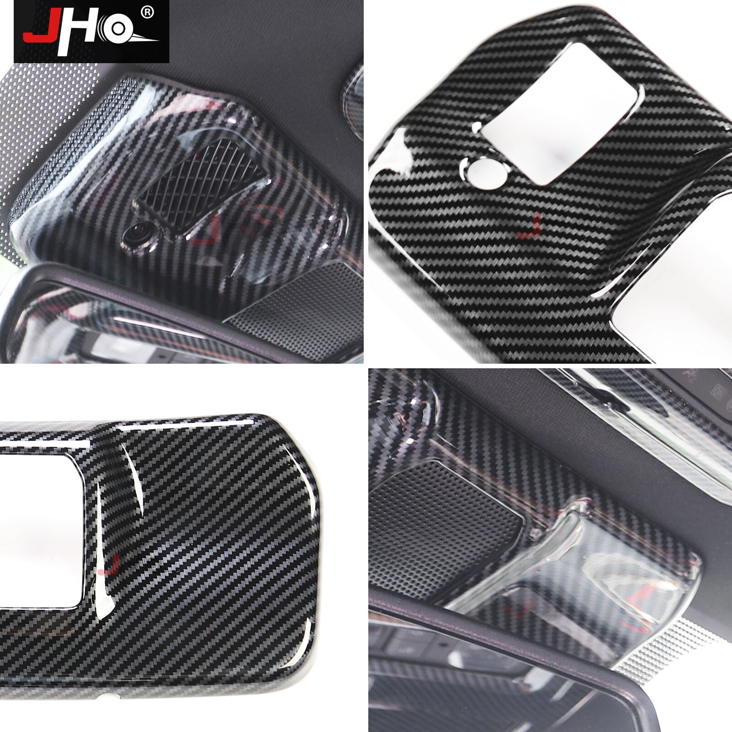Inner Rearview Mirror Bracket Panel Trim Cover for Ford F150 202 Carbon Fiber US