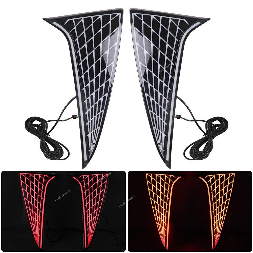 for Toyota for Sienna 2021-2023 Rear Window Pillar Lamps LED Trunk Tail Brake Lights