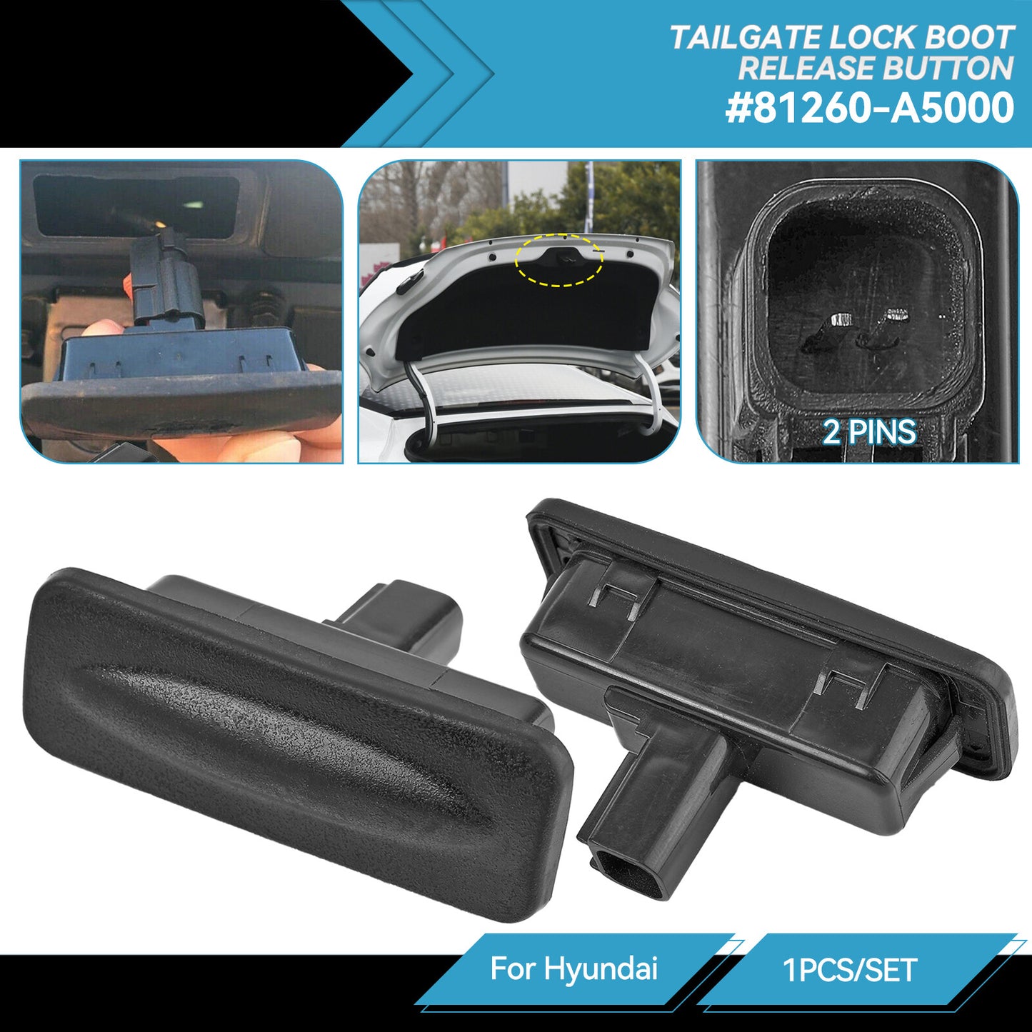 Tailgate Boot Release Button for HYUNDAI I30 GD HATCHBACK 2012-2017 81260A5000 Q
