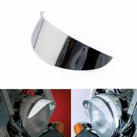 7 Steel Headlight Visor for Harley Cruiser Dyna Softail Sportster Touring VRod Q