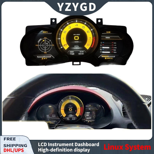 for Porsche Macan 2014-2017 LCD Digital Cluster Speedometer Instrument Upgrade Q