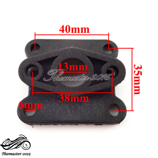 Pocket Bike Carburetor Intake Inlet Manifold 47cc 49cc Engine for Mini Moto Dirt ATV Q