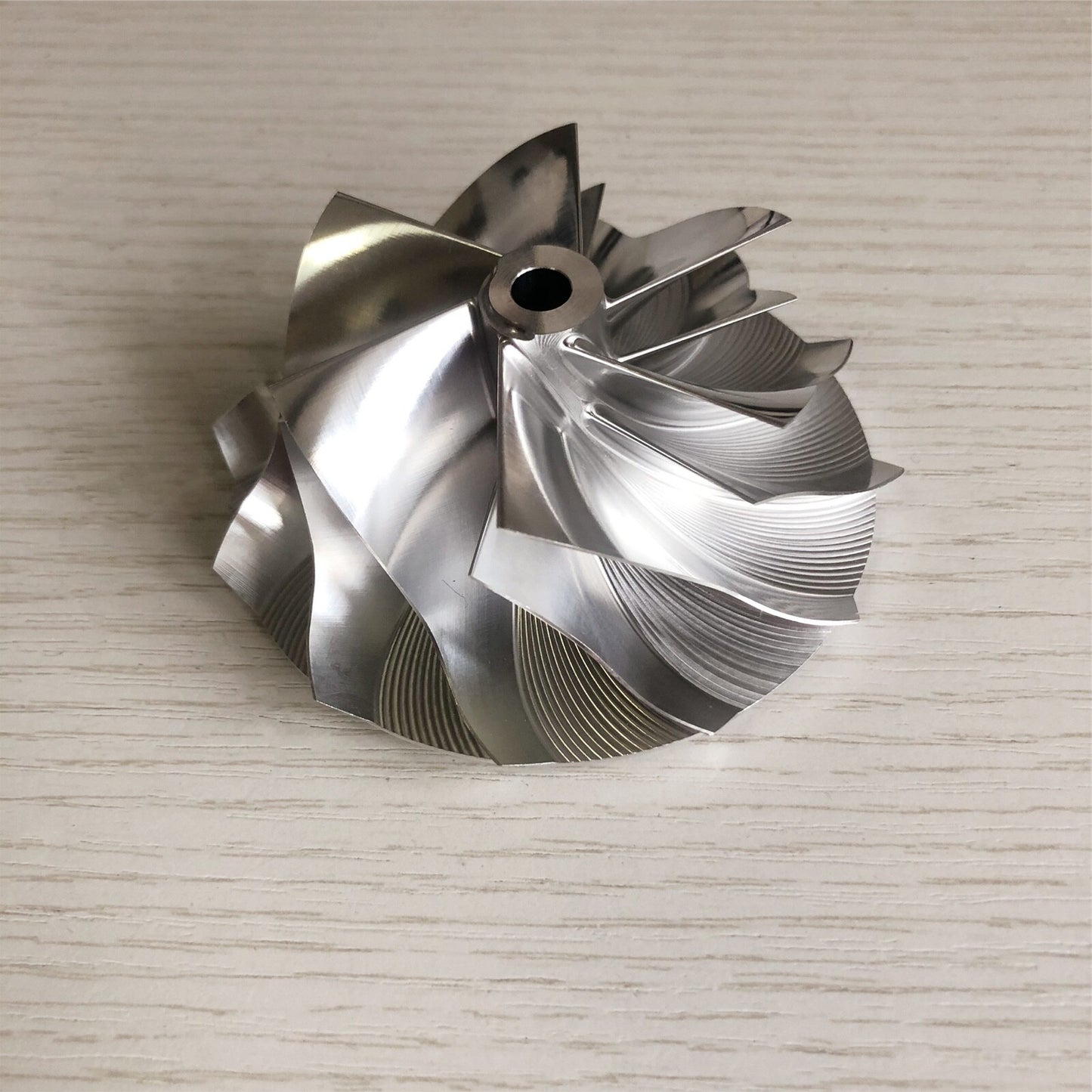 TD05H 61.33/82.00 mm 6+6 Blade Performance Aluminum 2618/Burnt Compressor Wheel