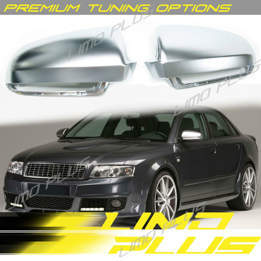 Matt for CHRome Side Mirror Protector for for Audi A3 8P S3 A4 S4 B6 B7 S4 A6 C6 mc1- v