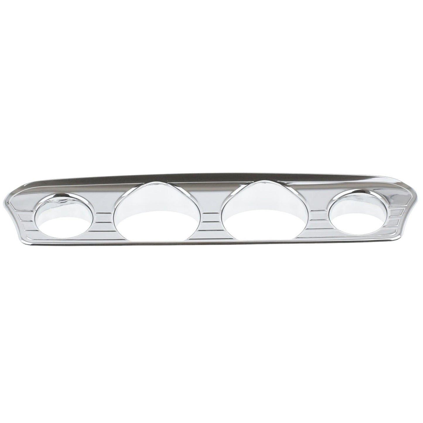 Chrome Tri-Line Gauge Trim Covers Fit For Touring Electra Street Glide 2014-2023 Q