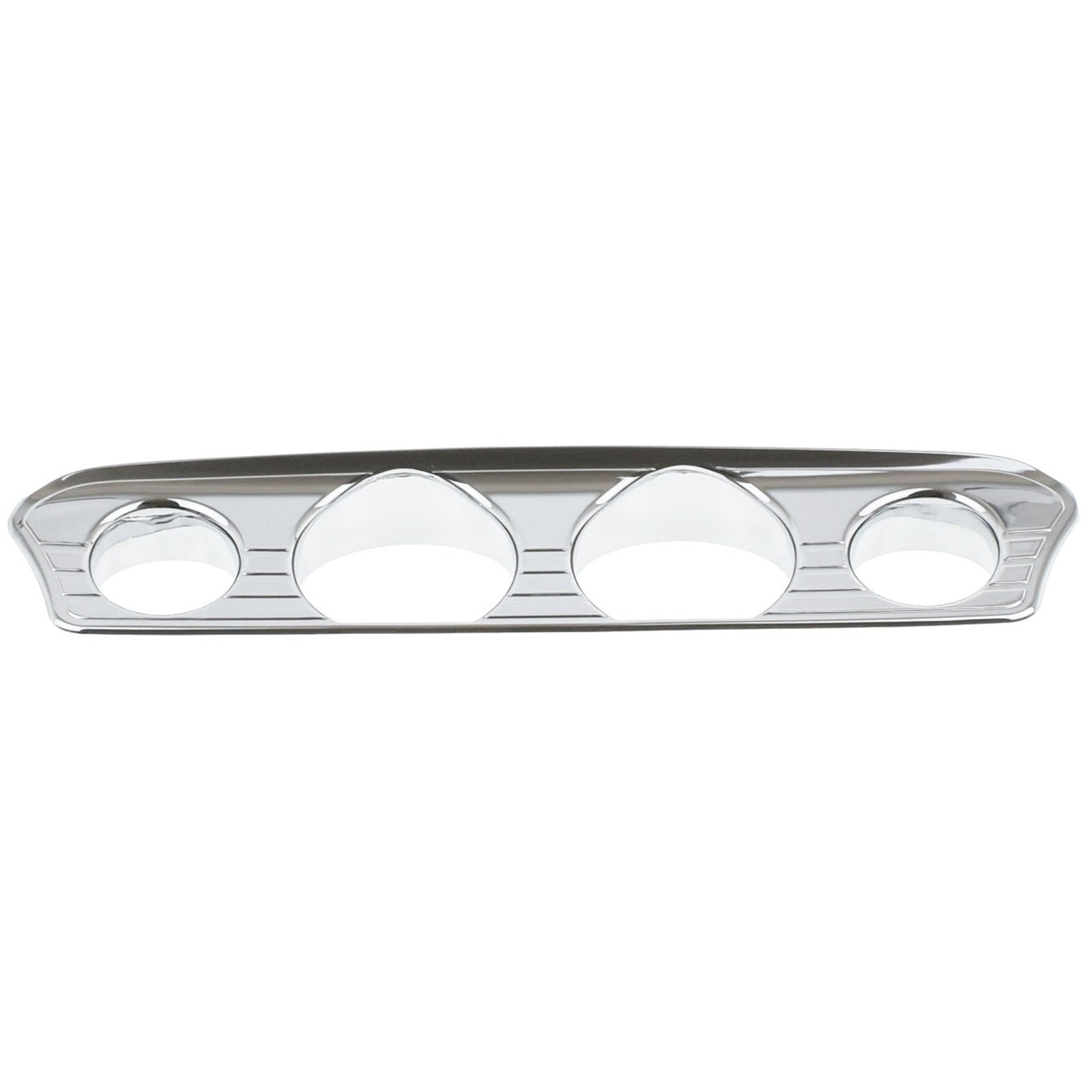 Chrome Tri-Line Gauge Trim Covers Fit For Touring Electra Street Glide 2014-2023 Q