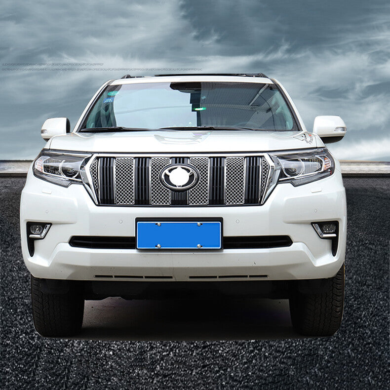 Front Mesh Grille Grill Grid Inserts Insect Net for Toyota Prado Fj150 2018-2021