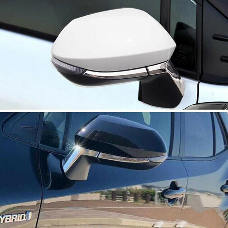 Chrome ABS Rearview Mirror Anti-rub Stripes Covers for Toyota for Corolla 2019-2022