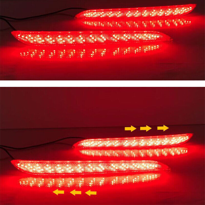 LED Rear Bumper Light Rear Fog Lamp Brake Signal For 15 16-2017 for Hyundai Sonata n