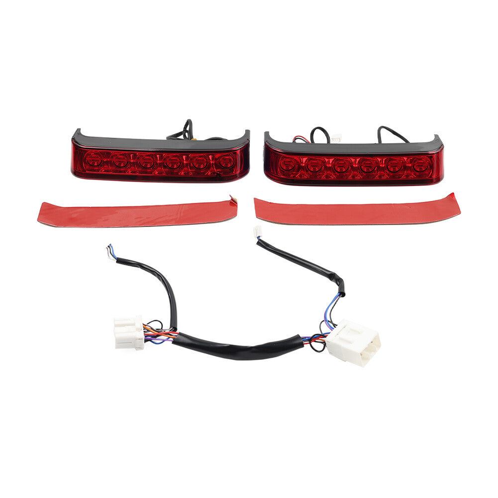 Black Saddlebag Run Brake Tail Light FIT for Harley Touring Street Glide FLHX