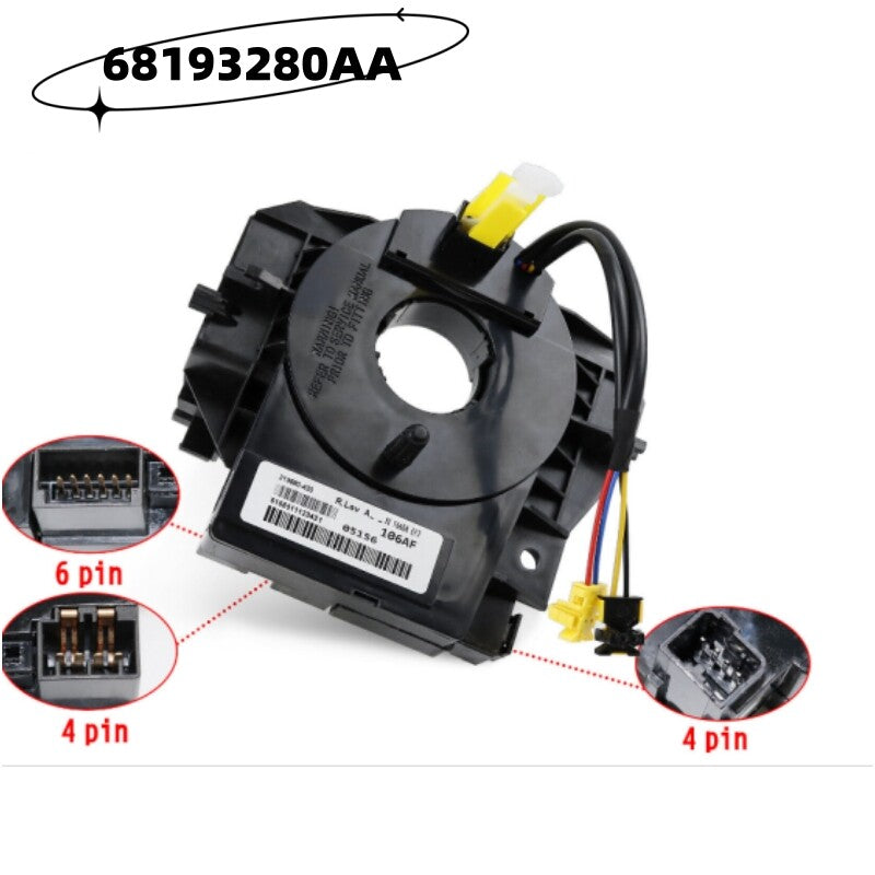 Steering wheel clock spring fits 2007-2018 for Jeep for Chrysler for Dodge 68193280AA- n