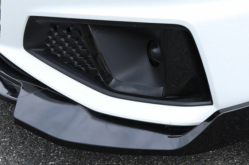 for Audi A4 A5 B9 2019-20 ABS Black Front bumper Fog Light Lamp Cover trim 2PCS