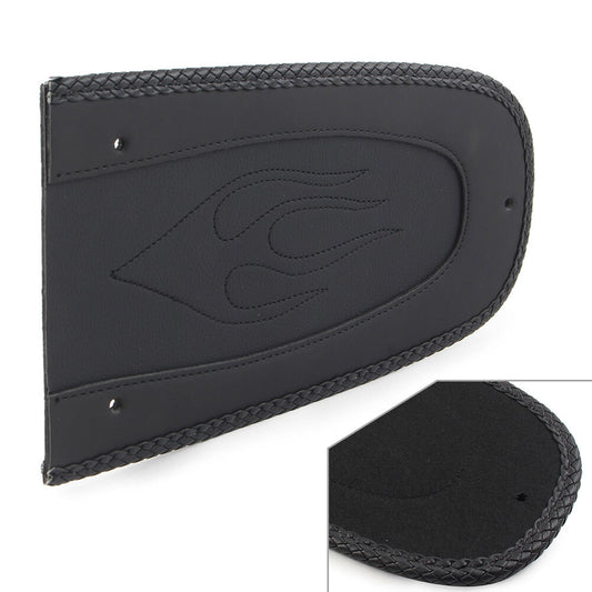 Black Flame Solo for Seat Rear Fender Bib for Harley Touring Electra Glide Road King Q