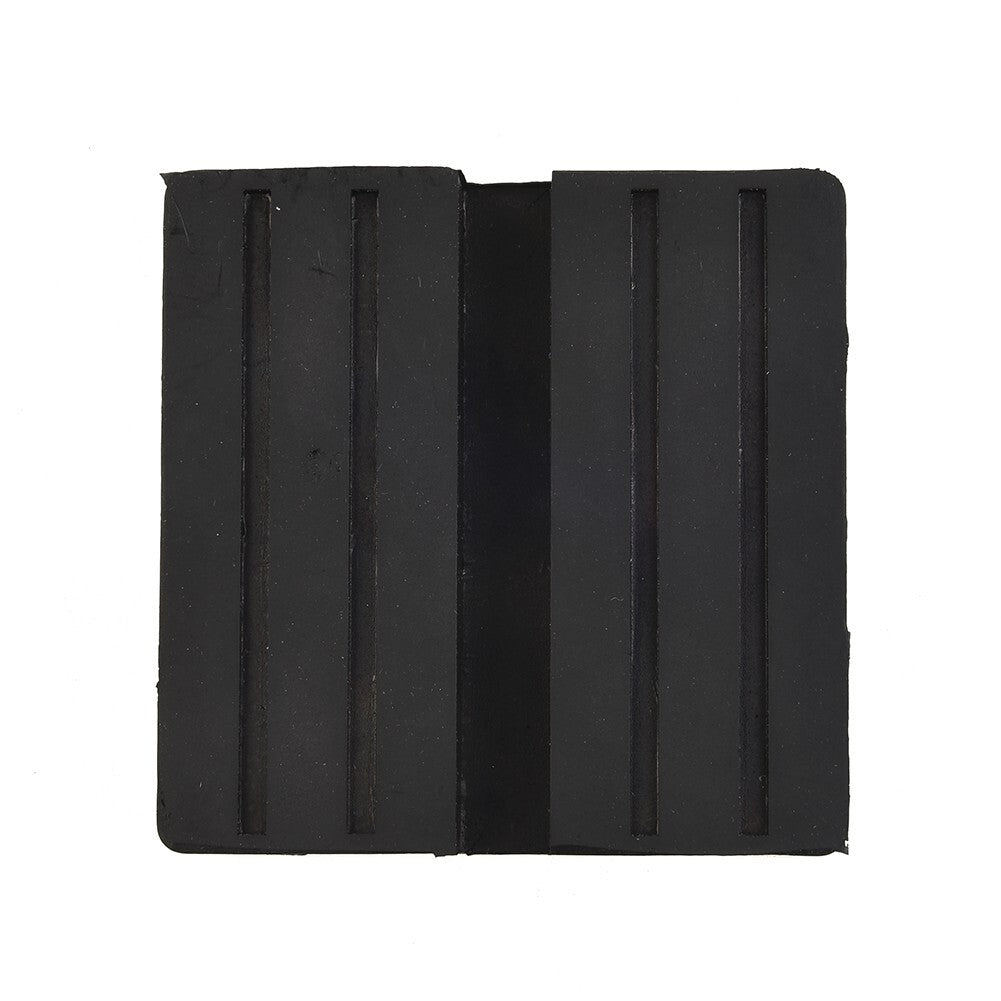 Heavy-duty slotted car lift rubber pad anti-slip guide rail adapter support block