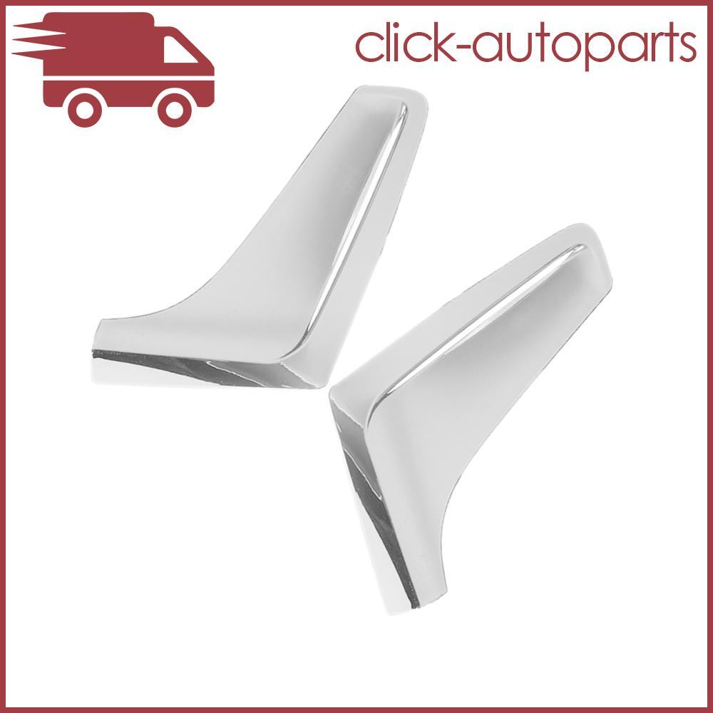 2Pcs Fender Side Air Duct Vent Panel Trim Chrome LHRH For 7 Series G11 2016-19