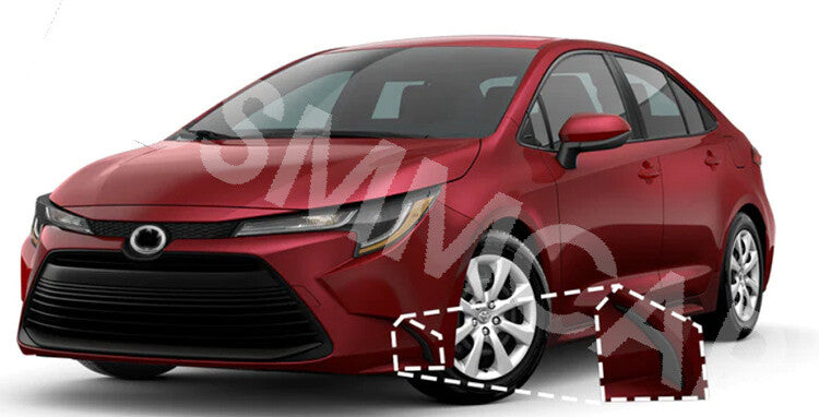 Fit for Toyota for Corolla LE XLE 2019-2021 Front Bumper Fog Light Cover Bezel Right