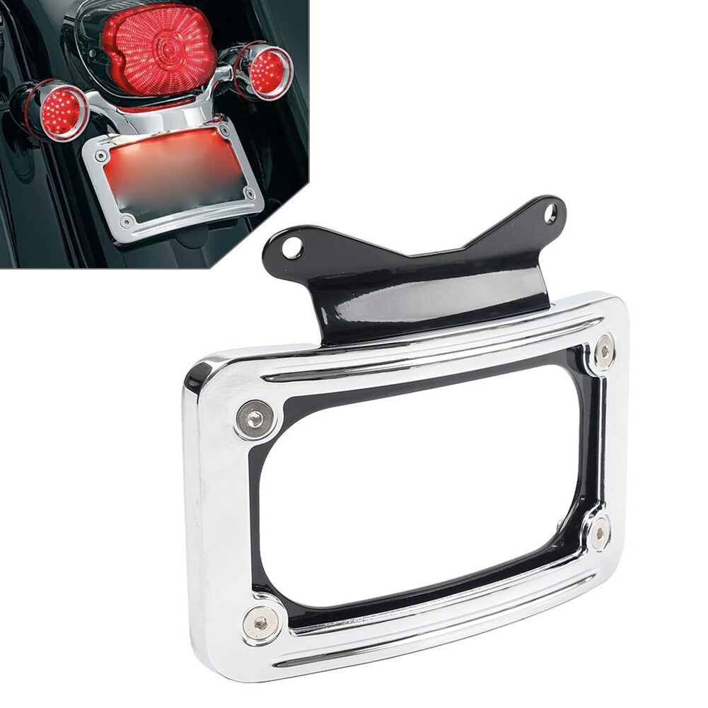 Curved License Plate Mount Bracket for Harley Touring Street Road Glide King