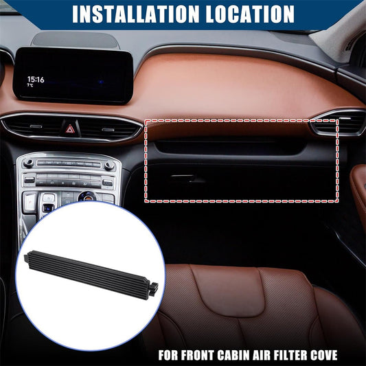 1PCS Car Cabin Air Filter Access Cover 97129-3S000 for Hyundai Santa for Kia Cadenza Q