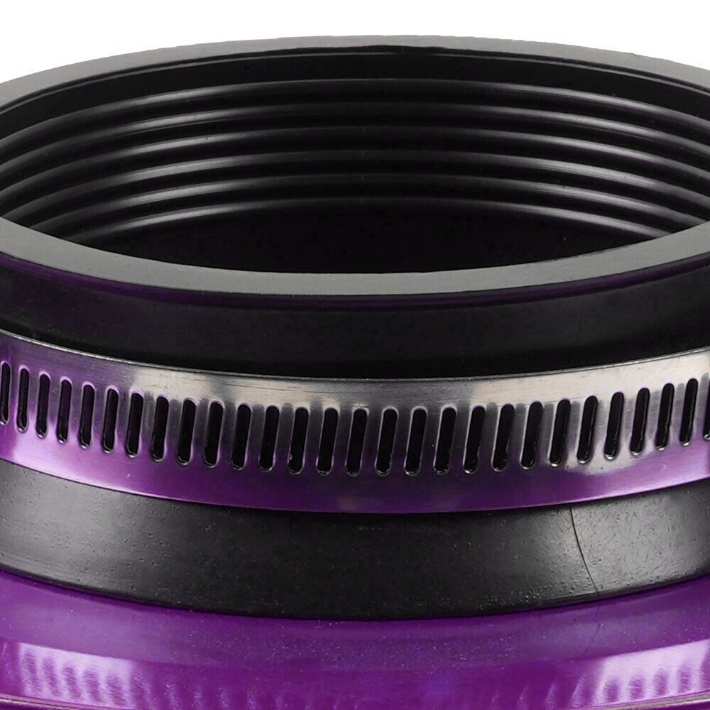 Purple 3-inch 76mm high-flow intake cone replacement dryer air filter Q