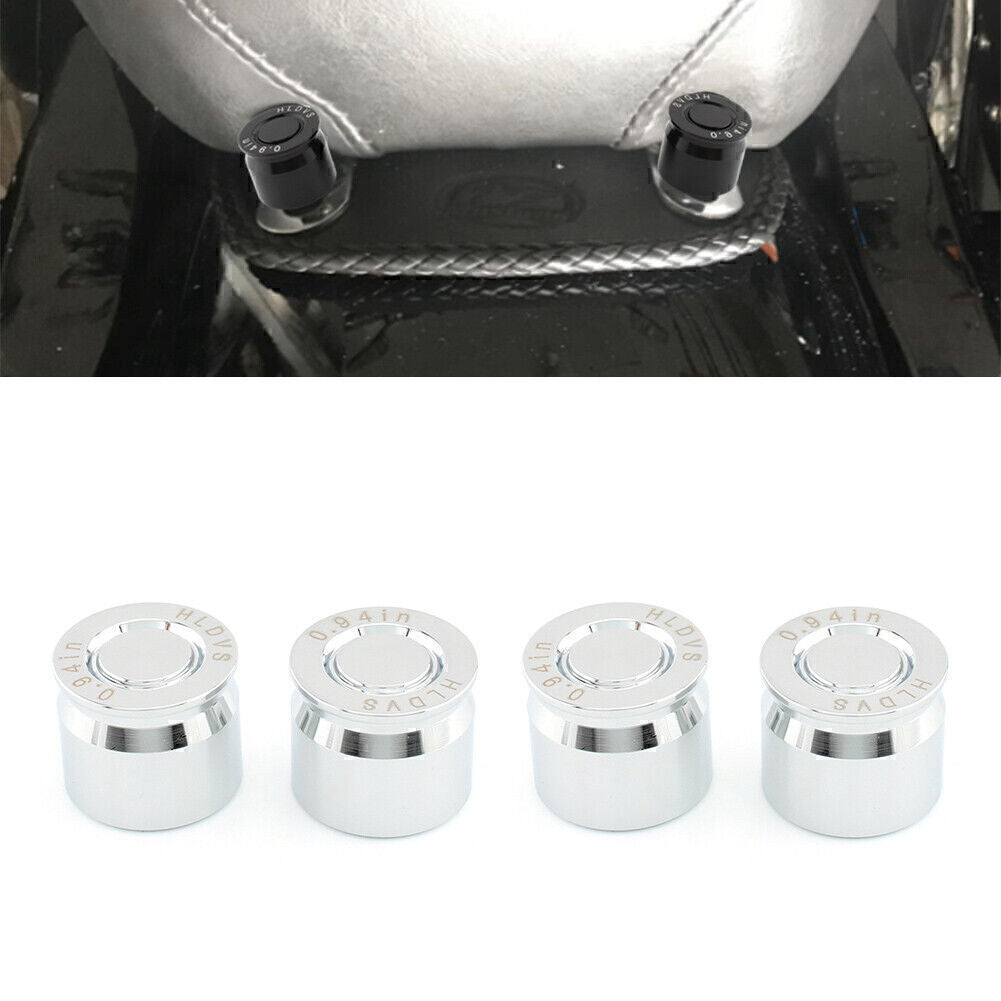 Silver Solo Mounting Nuts Bolts fit for Harley Road King Breakout Road Glide Fat Boy Q