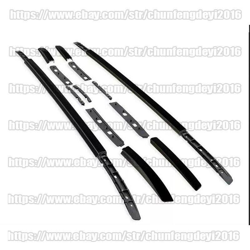 for Mitsubishi ASX Outlander Sport RVR 2010-21 Black Roof Rail Rack Side Bar 2pc