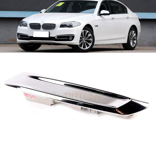 Chrome Exterior Fender Trim Panel Molding for BMW F10 13-16 Sedan Front Right