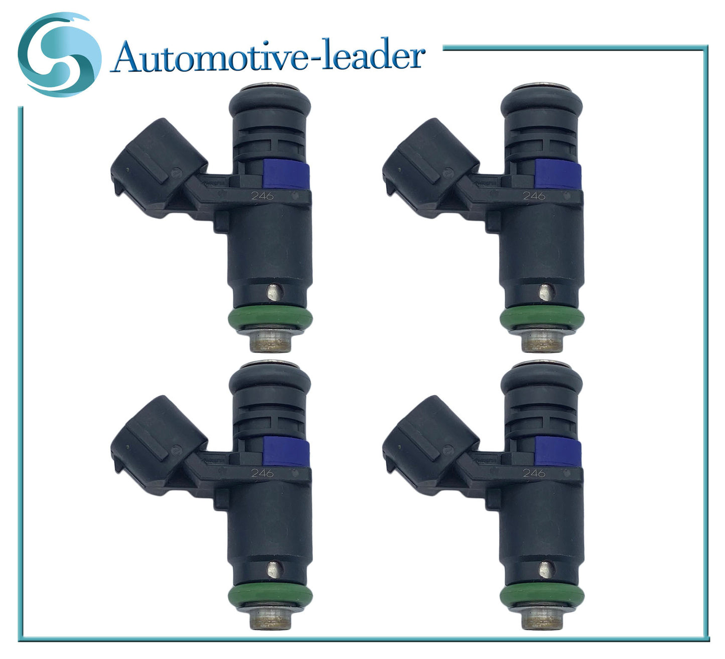 4X Fuel Injector for VW Caddy Polo for Seat Ibiza for Skoda Fabia 1.0 1.2 1.6 04E906031F