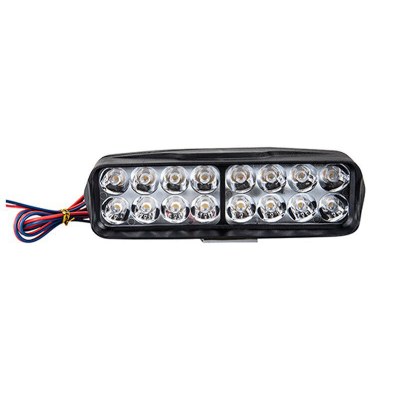 16 LED 1800LM Motorcycle Exterior Bulb Rearview Mirror Mount Light ×1 n