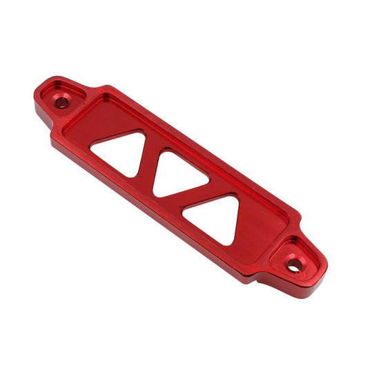 171MM/145MM RED ALUMINUM CAR BATTERY TIE DOWN MOUNT BRACKET HOLDER BRACE BAR Q
