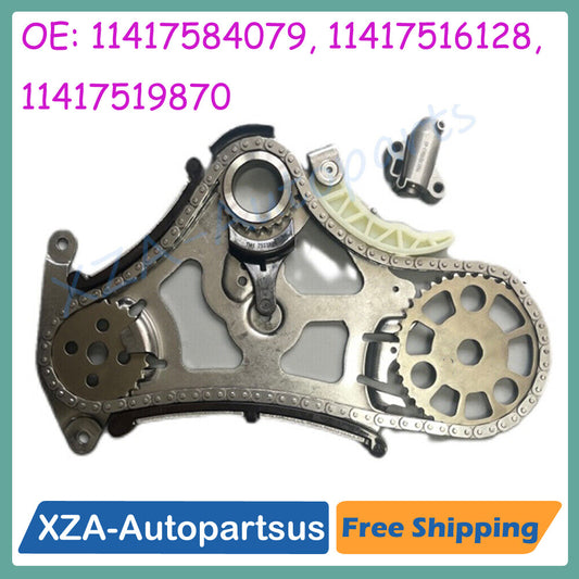 Set 7Pcs Oil Pump Guide Chain Kit for BMW 235 335 435 535 640 740 X4 X5 X6 N55 Q