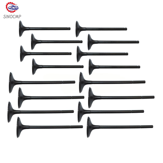16pcs Intake  Exhaust Valve Kit Fit for 2016 for F-Type 5.0L V8 Replace OE LR010698