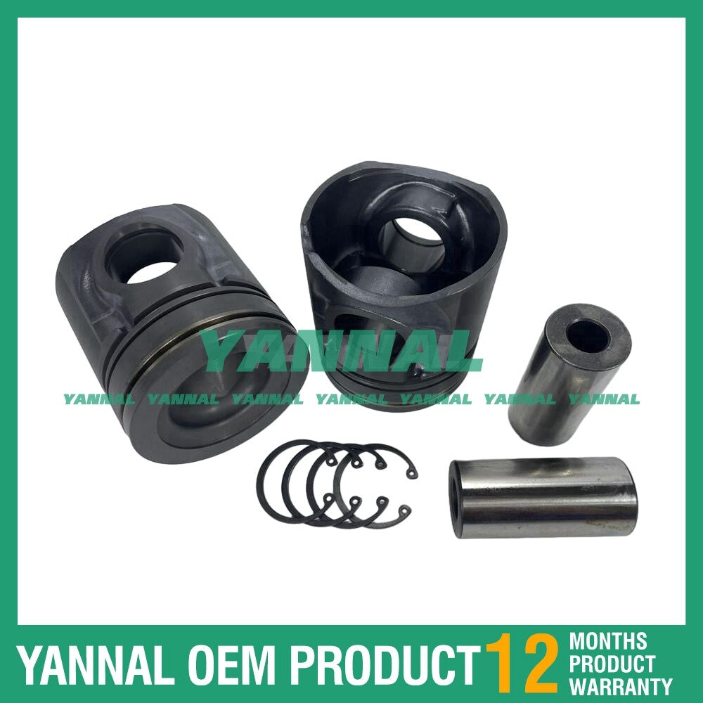 new 4x 10304A107-3 piston kit STD for JCB JCB444 engines