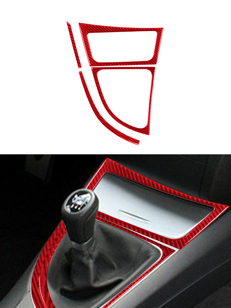 Red Carbon Fiber Speedometer Surround Trim for Jetta Sedan 2011-2014 v