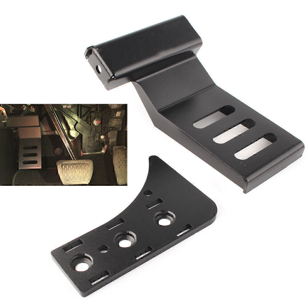 Driver Left Side Foot Rest Kick Dead Pedal Steel Fit for Jeep for Wrangler JL JLU 2018 Q