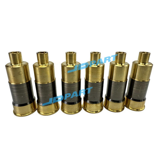 6-piece 6D17 fuel injector nozzle sleeve ME074639 for engine parts -