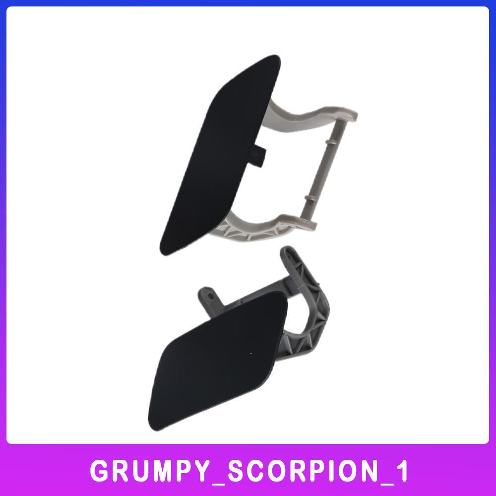 Pair Headlight Washer Caps LR Unprimed Fit 2012-15 for Benz ML 320 350 400 500 550 Q