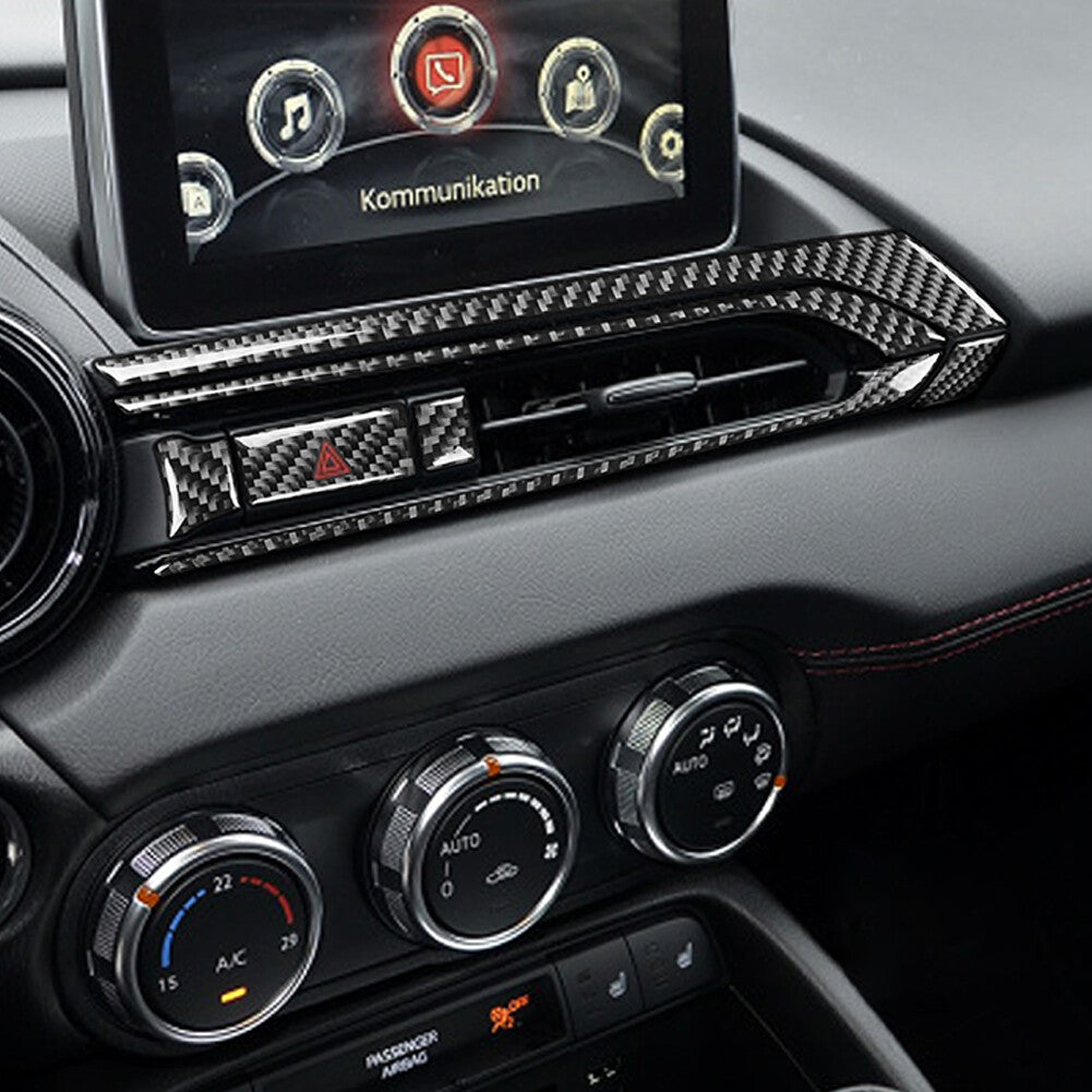 Carbon Fiber Interior Door Storage Accent Trim For 86 for Subaru BRZ Red v