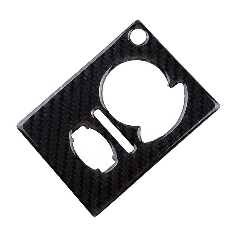 Carbon Fiber Headlight Switch Panel Cover Bezel Fit for for Dodge for Challenger 2008-14 v