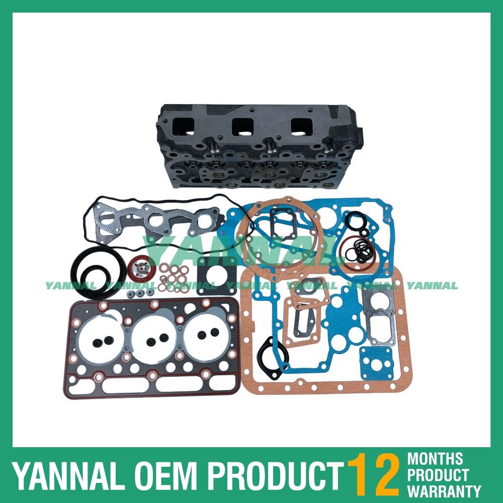 new Kubota D1503 cylinder head with gasket