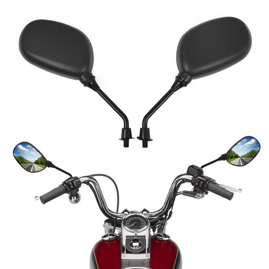 Universal Rear View Side Mirrors 7/8 Handlebar Mount for Suzuki for Kawasaki for Yamaha